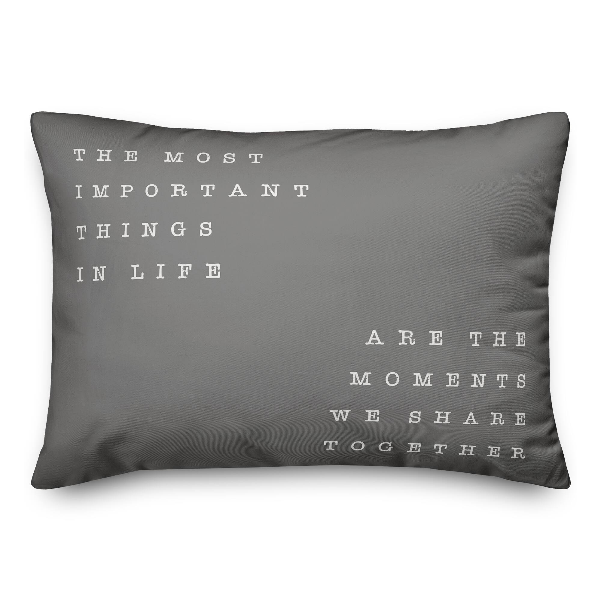 Moments We Share 20" x 14" Throw Pillow
